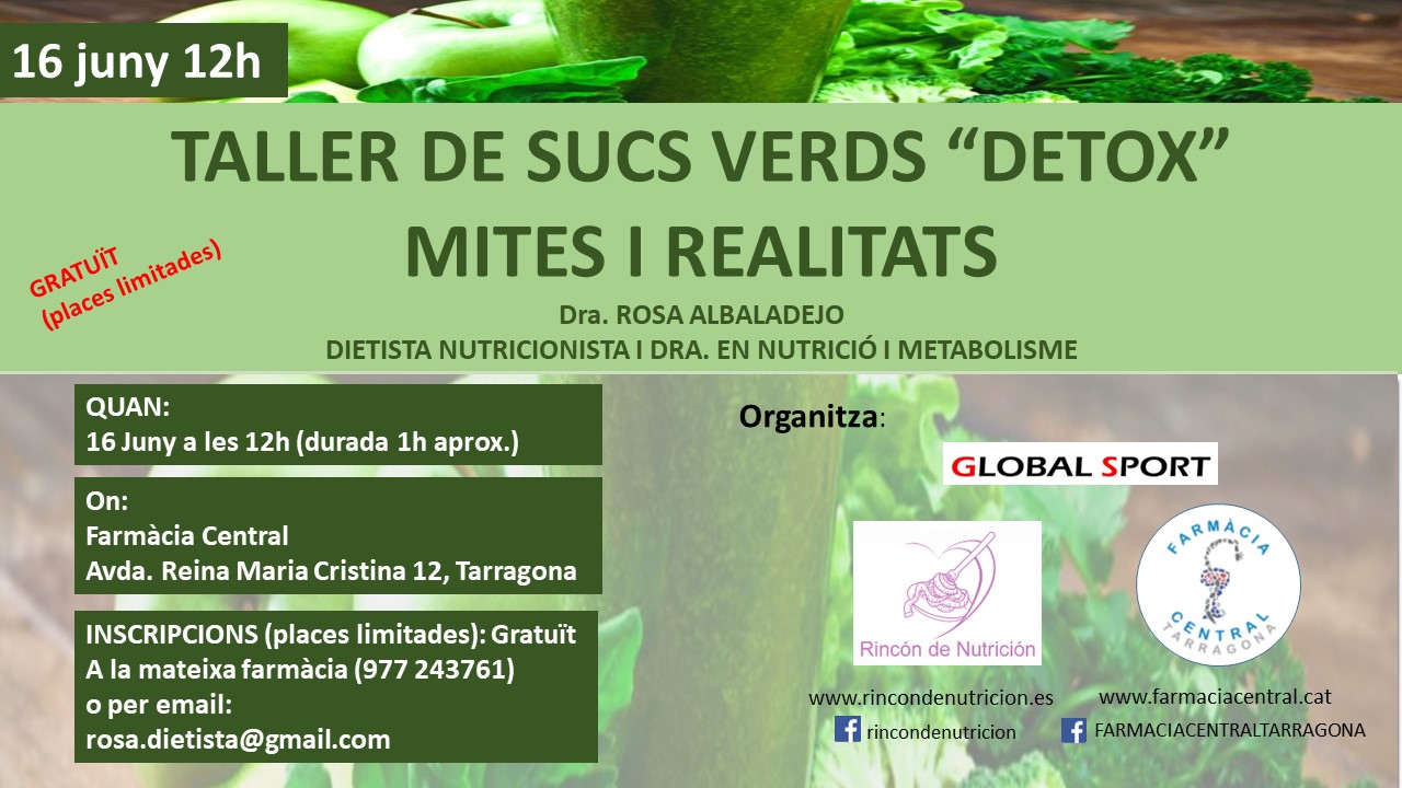 taller zumos verdes